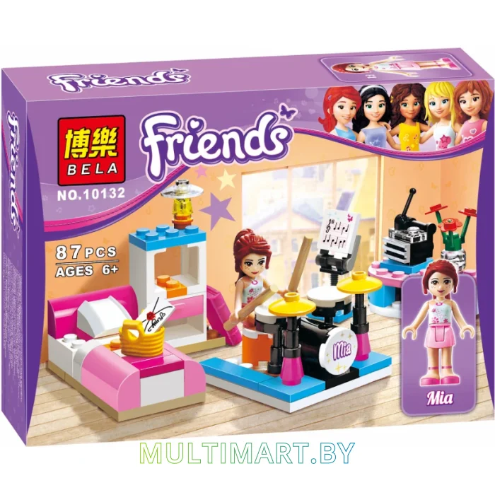 Конструктор Bela Friends 10132 Комната Мии